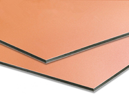 Length 2440mm-5800mm PVDF Aluminum Composite Panel Fireproof Grade B1/A2