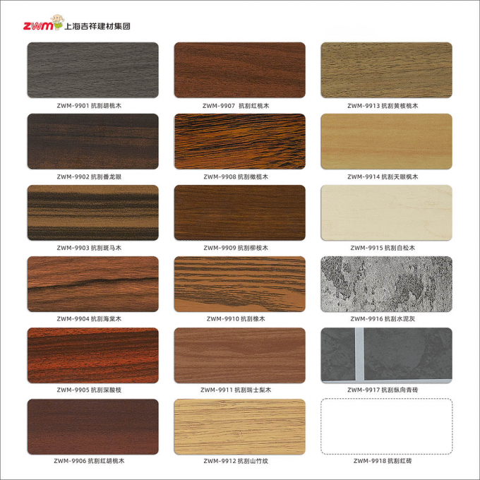 100種類以上のサイズと色 印刷可能なUVコーティング 標識の装飾用 アルミコンポジットパネル 9