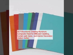 ACP Alucobond Drawing Aluminium Composite Panel for Billboard Cladding,カーテン壁,カーテン壁,インテリア装飾,屋内シェルター