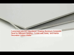 カスタマイズされたサイズ ACP Alucobond Drawing アルミニウム複合パネル 掲示板のコーティング,カーテン壁, カーテン壁, カーテン壁, カーテン壁, カーテン壁, カーテン壁