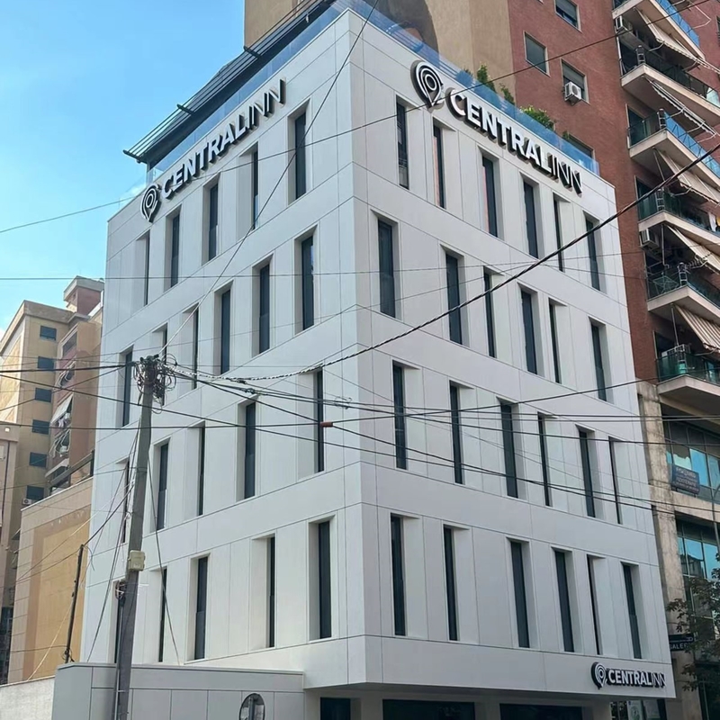 カスタムサイズACPアルーコボンド画 カーテン壁の壁面のためのアルミニウム複合板 室内シェルター