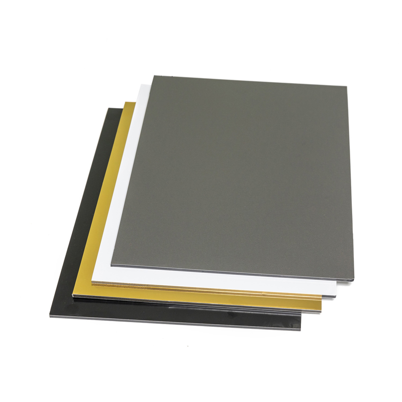 PE PVDF グレー色 アルミニウム複合パネル acm acp 3mm/4mm/5mm