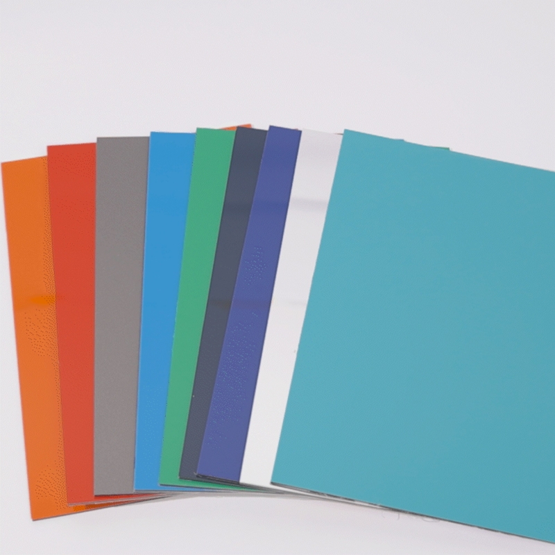 4mm PVDF アルミニウム複合板 0.40mm acpシートacm 建築用材料