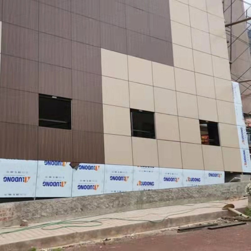 防火 B1 級 PVDF アルミニウム複合板 外壁装飾用