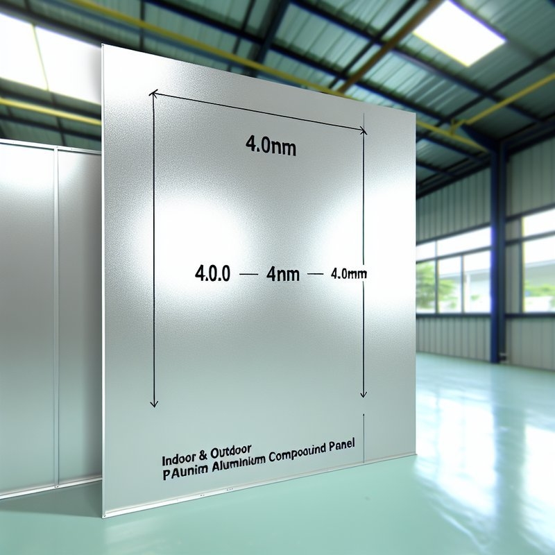 PE アルミニウム複合パネル 4.0mm ホールサイズ for Indoor Outdoor Use