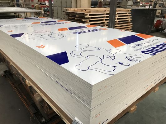 ホットセール アルミコンポジットパネル 4x8 フィート PVDF PEコーティング 防火軽量 室内外装飾用