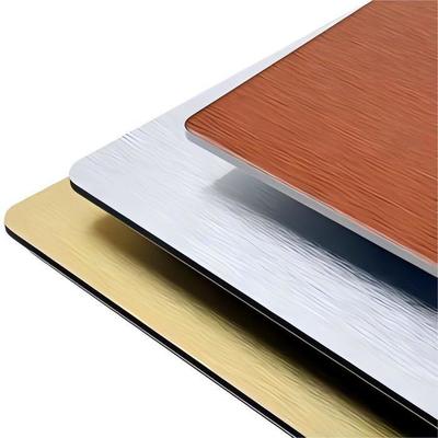 安全な梱包 3mm 大理石粒子 ACM/ACP PE PVDF コーティング、簡単な洗浄と傷つきにくいキッチンバックスプラッシュ在庫あり